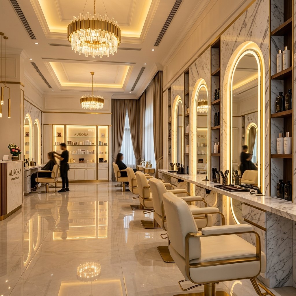 Panaché Boutique Luxury Salon Interior Chandigarh